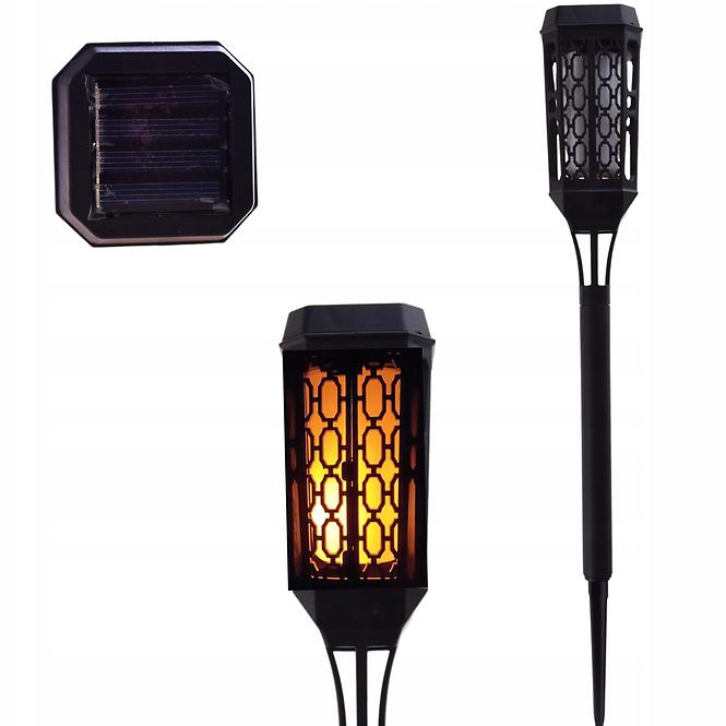 Solarny luster 46810 Flame Black