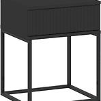 Nočný stolík 1S nízky-40 bez rukovätí čierna