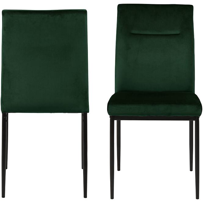 Stolička dark green 2 ks