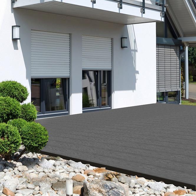 Kompozitná terasová doska mercado premium szary 2200x140x20mm