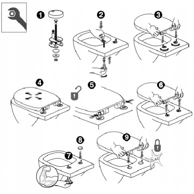 WC doska Soft Close Carflow Carina