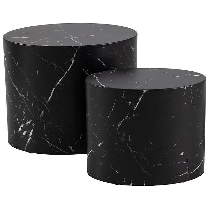 Sada Stolíkov Suzan Black Marble 