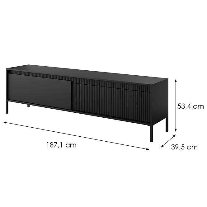 TV stolík Senso RTV E 187 2d Black 