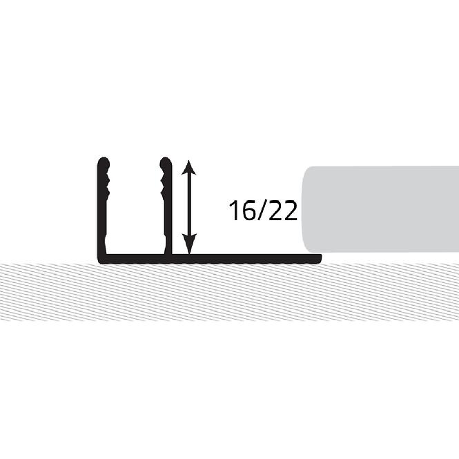 Podklad pro podlahové profily 16x27x900