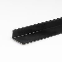 Profil uholníkový PVC čierny lesk 10x20x1000