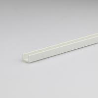 Profil U PVC biely lesk 6.2x8.7x1000
