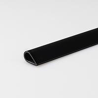 Ochranný profil PVC čierny lesk 5x1000