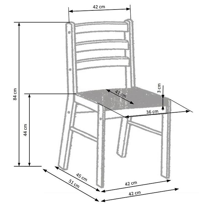 Sada stôl New Starter 2 + 4 stoličky mdf/drevo – espresso