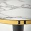 Stôl Morata 79 ceramika/oceľ – biela mramor/čierna/zlatá,3