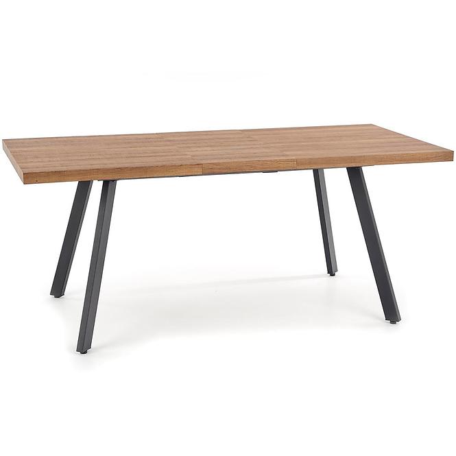 Stôl Berlin 90x160 mdf/oceľ – medový orech/čierna