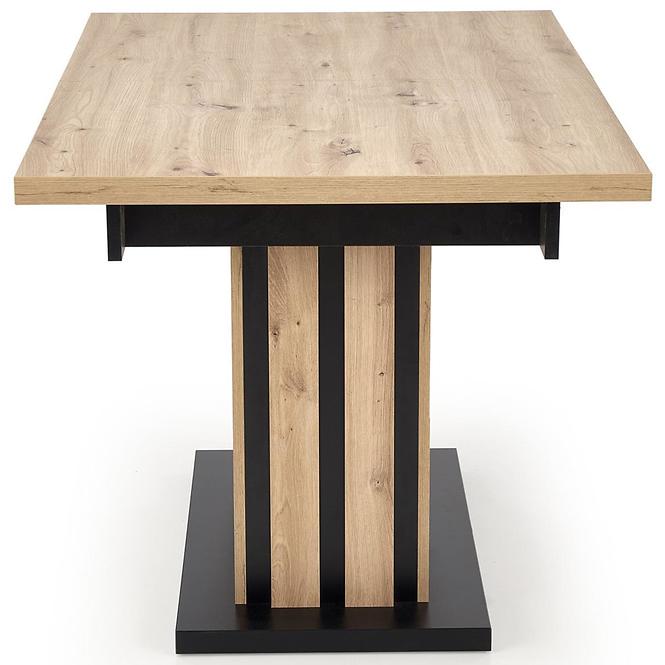 Stôl Lamello 80x130 doska – dub artisan/čierna