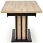 Stôl Lamello 80x130 doska – dub artisan/čierna,4