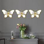 Sada ozdobných zrkadiel v tvare motýľa (3 ks)