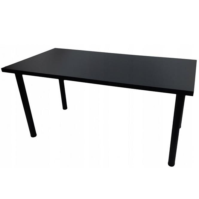 Písací Stôl Low Čierna 120x60x1,8 Model 0