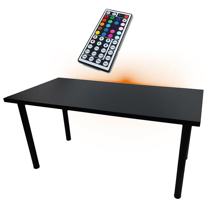 Písací Stôl Low Čierna 120x60x2,8 Model 1