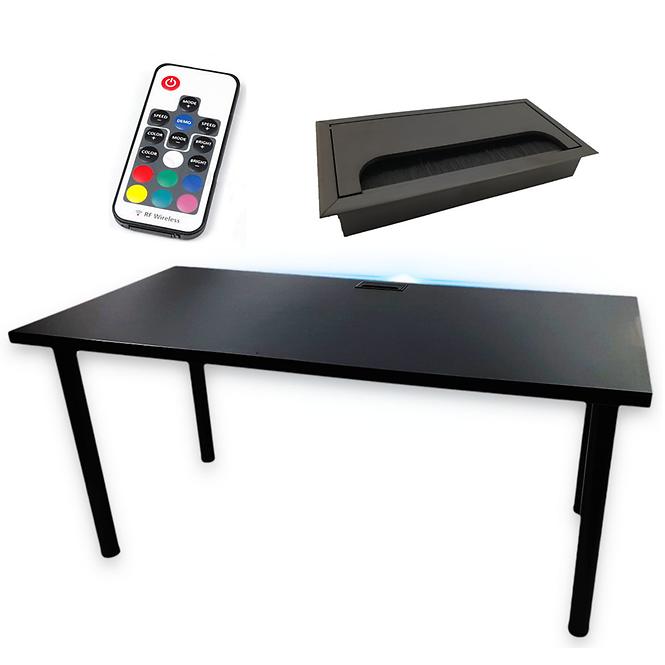 Písací Stôl Top Čierna 120x60x2,8 Model 2