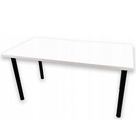 Písací Stôl Low Biely 136x66x2,8 Model 0