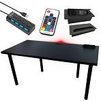 Písací Stôl Top Čierna 136x66x3,6 Model 3