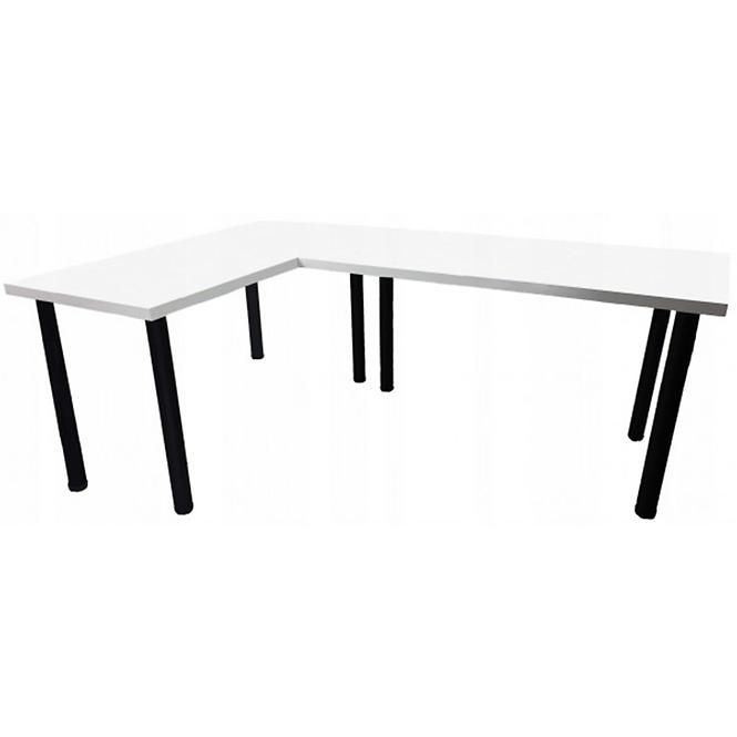 Písací Stôl Roh. Top Biely 180x120x2,8 Model 0
