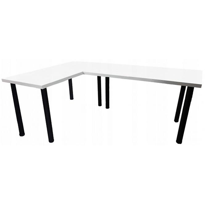 Písací Stôl Roh. Top Biely 202x136x2,8 Model 0