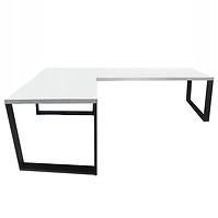 Písací Stôl Roh. Loft Low Biely 202x136x1,8 Model 0