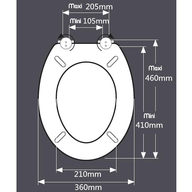 WC Doska Kamene