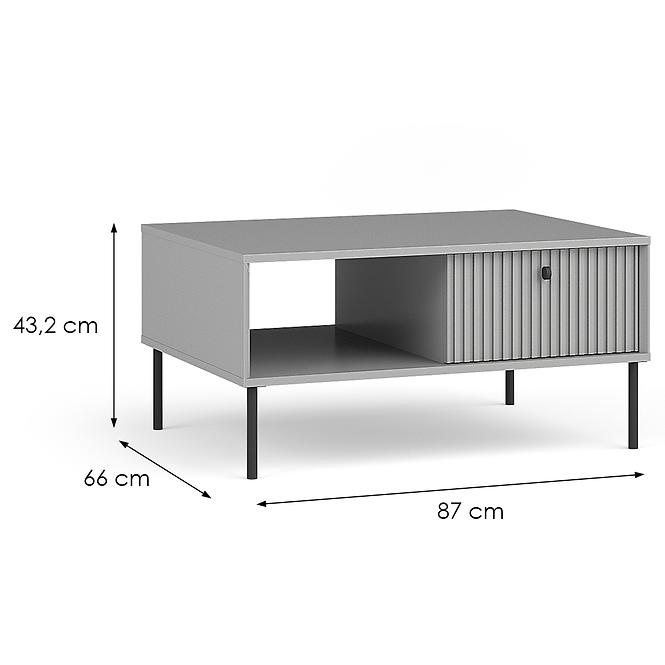 Konferenčný Stolík Iris 1 KL 07B sivý