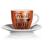 Šálka s tanierikom Fresh Morning Coffee 90 ml 60325051