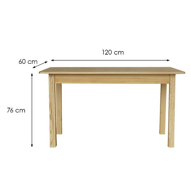 Stôl Borovica ST02 120x76x60