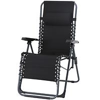Záhradná stolička Liro čierna