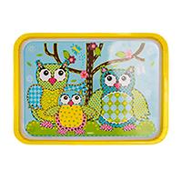  Tacka Melamin Sova 30x21,5cm 12kmk1885owl