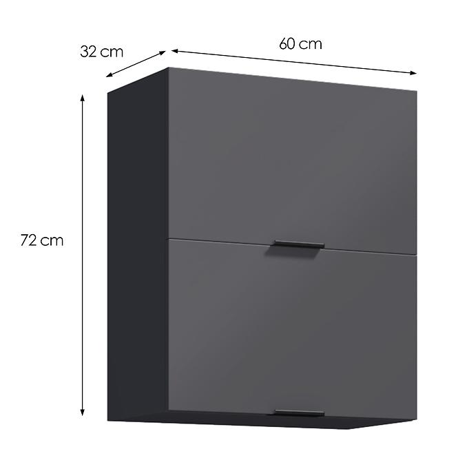 Kuchynská Skrinka Loft II G60 U grafit