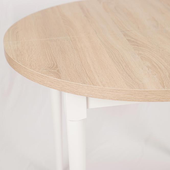 Stôl Odys ST-35 100x100+35 sonoma/biela