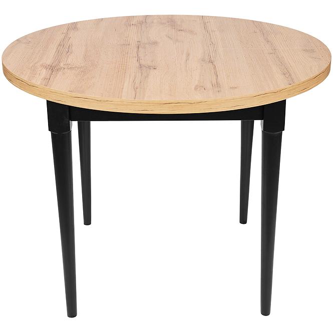 Stôl Odys ST-35 100x100+35 wotan/čierna