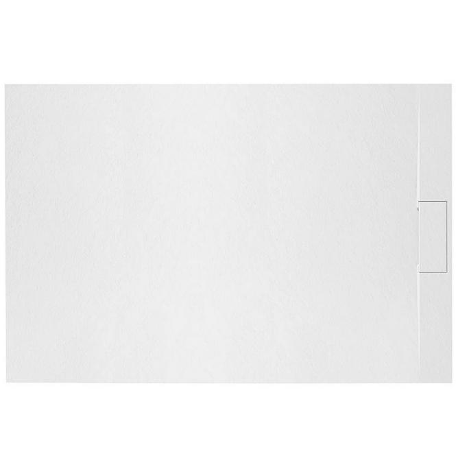 Vanička obdĺžniková Bazalt white 80x100