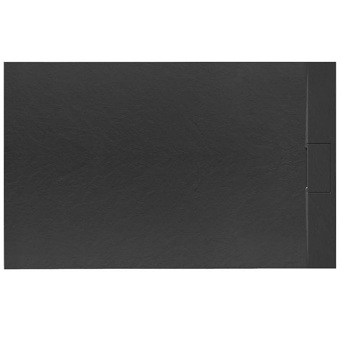 Vanička obdĺžniková Bazalt black 80x120