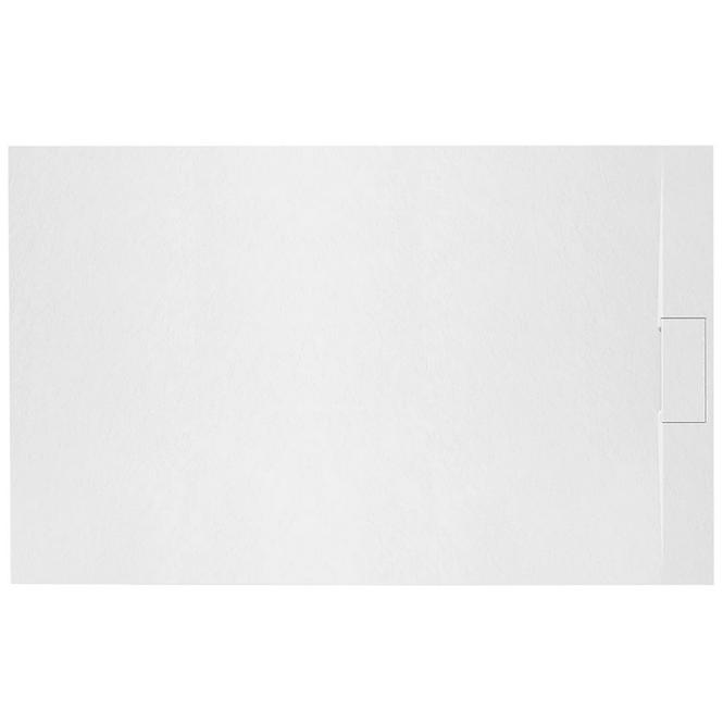 Vanička obdĺžniková Bazalt white 80x120