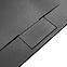 Vanička obdĺžniková Bazalt Long black 90x120,4