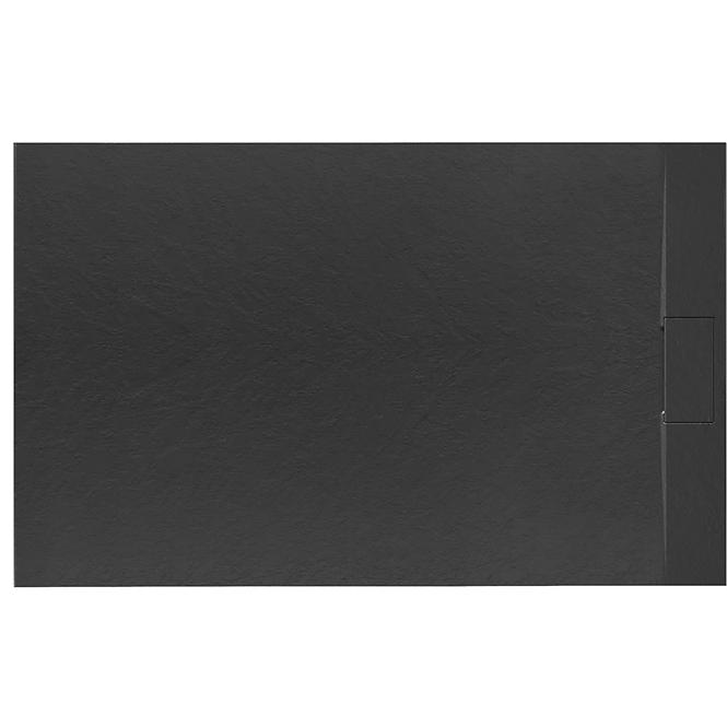 Vanička obdĺžniková Bazalt black 90x120