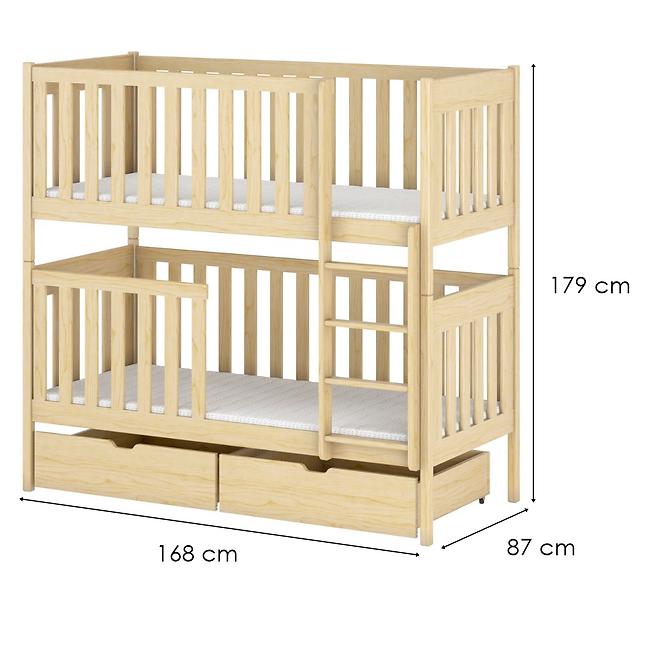 Posteľ Dawid 80x160 pine