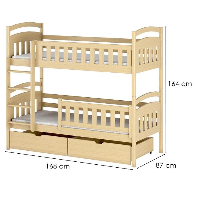 Posteľ Ignas 80x160 pine