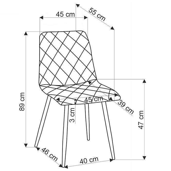 Stolička K525 zelená