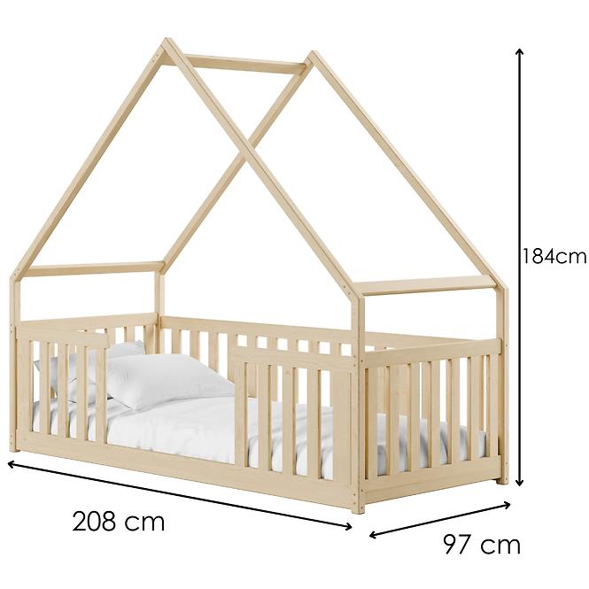 Posteľ Chata Bee 90x200 pine