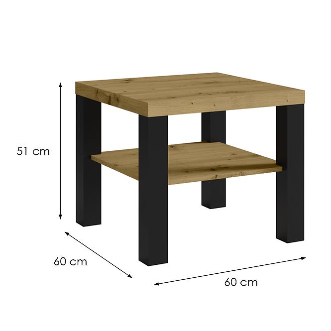 Konferenčný Stolík Olaf VII artisan/čierna