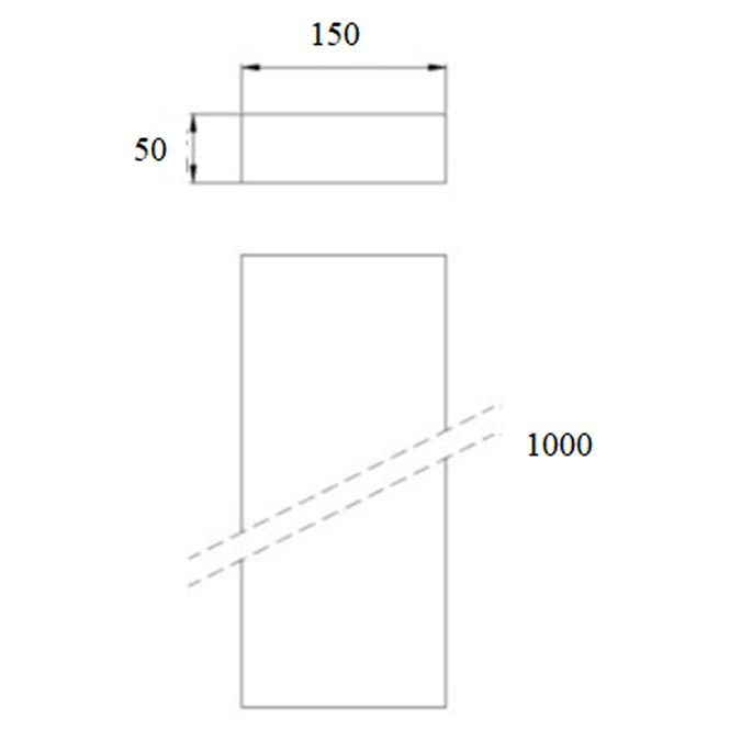 Kanál 150x50x1000 DPP01