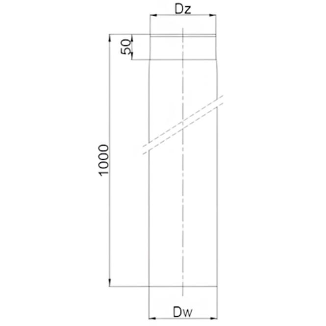 Rúra RP130/1000-BERTR03