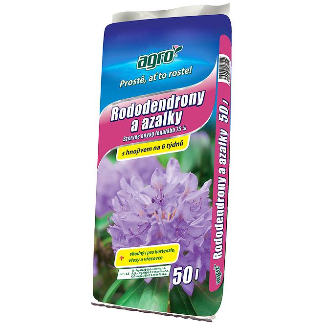 Agro substrát pro rododendrony a azalky, 50 l