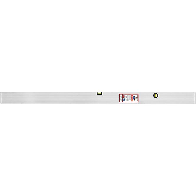 Hliníková vodováha s horizontálnym a vertikálnym ukazovateľom 300 cm SCHEDPOL
