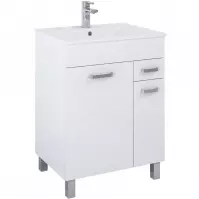 Kúpeľňová skrinka Uno Kyra 60 2D1S white