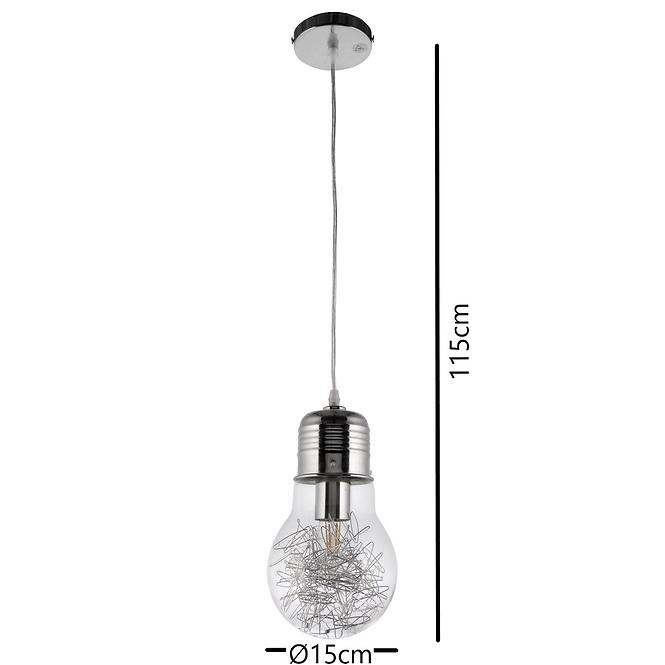 Lampa W-601/1 CR+CLEAR LW1